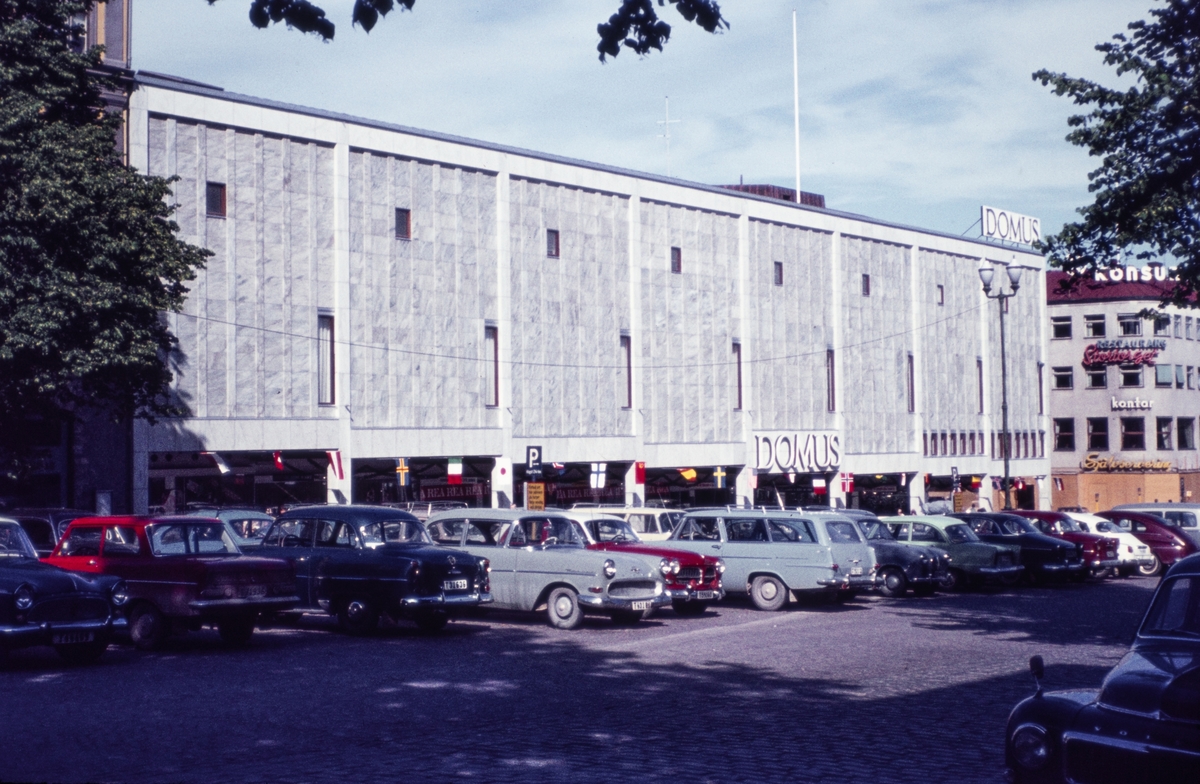Domusvaruhuset, byggdes 1962-1963.