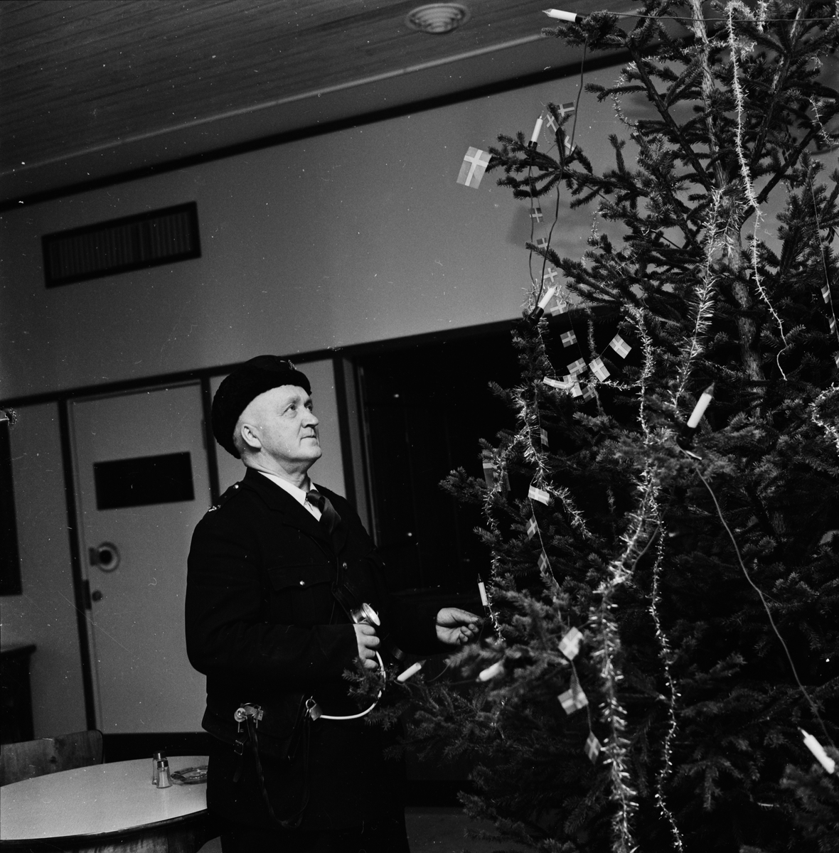 "Jul på polisstationen", Uppsala 1960