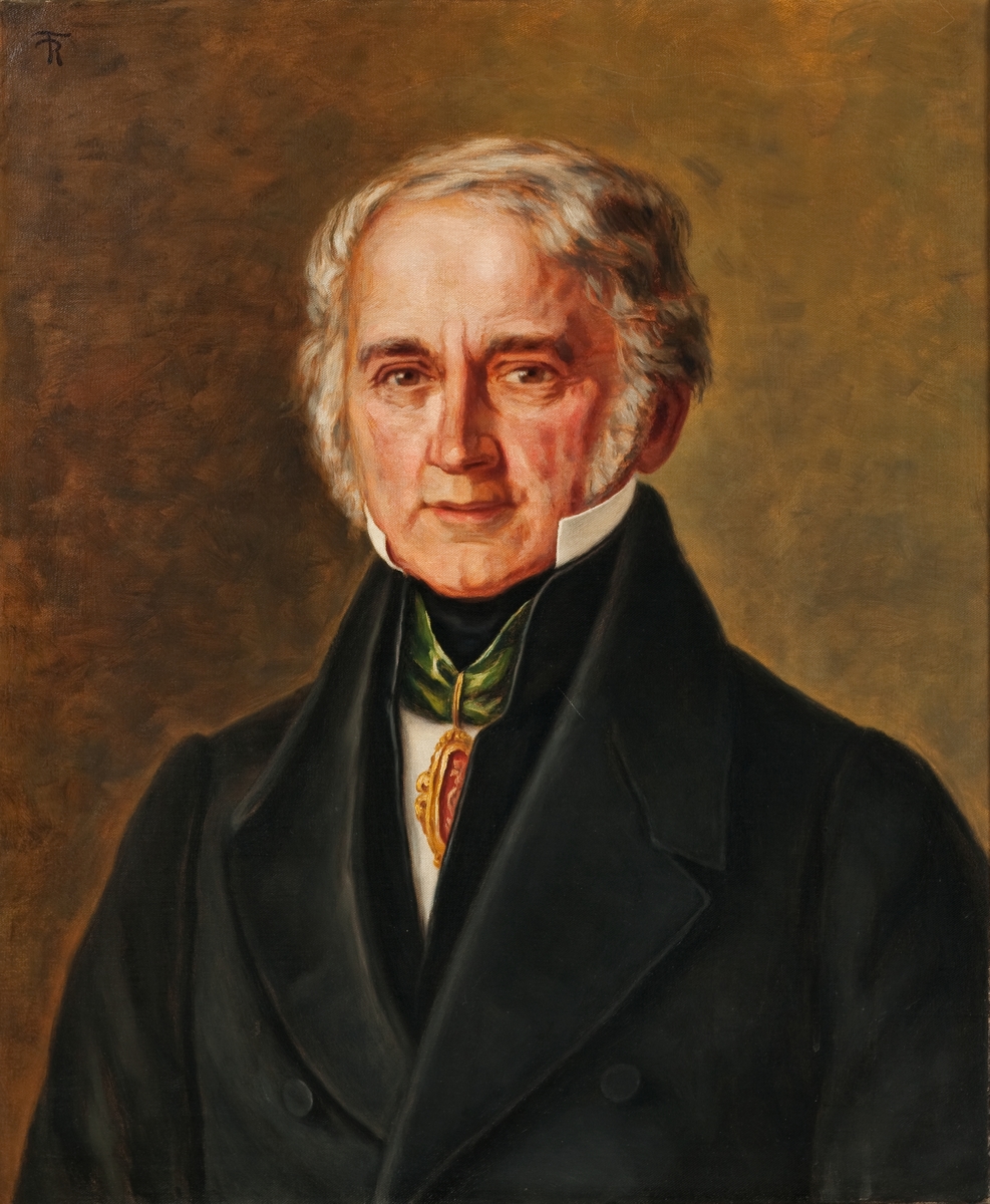 Portrett av mann med Vasaorden.