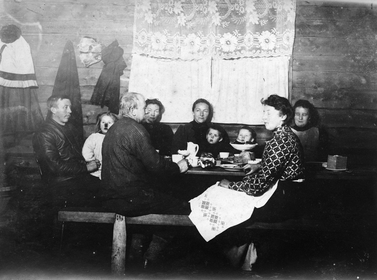 Et selskap hos Bergerud, Kirkenes 06.02.1908.
