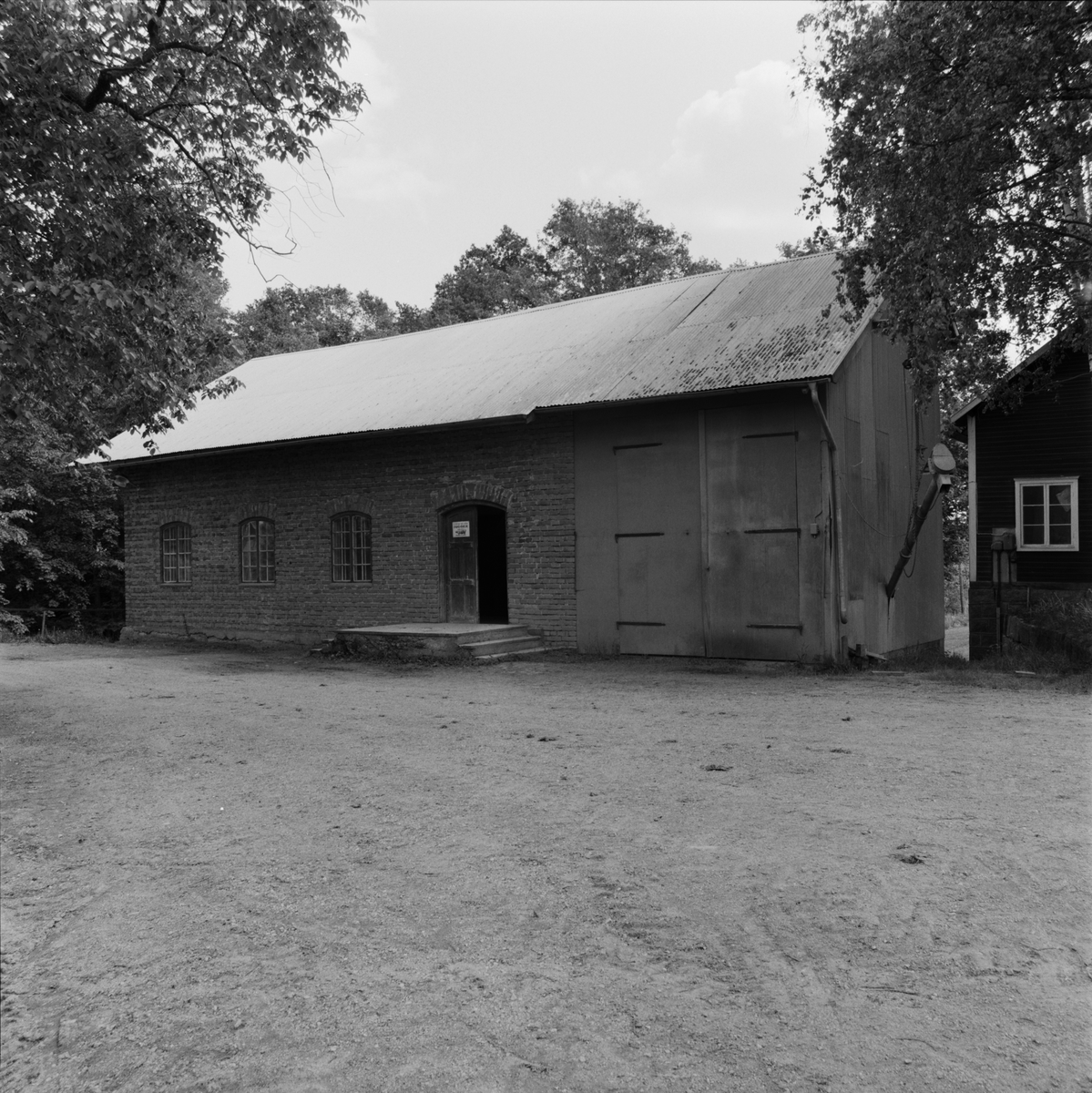Kvarnbyggnad, Forsby kvarn, Simtuna, Uppland 1980 - 1981