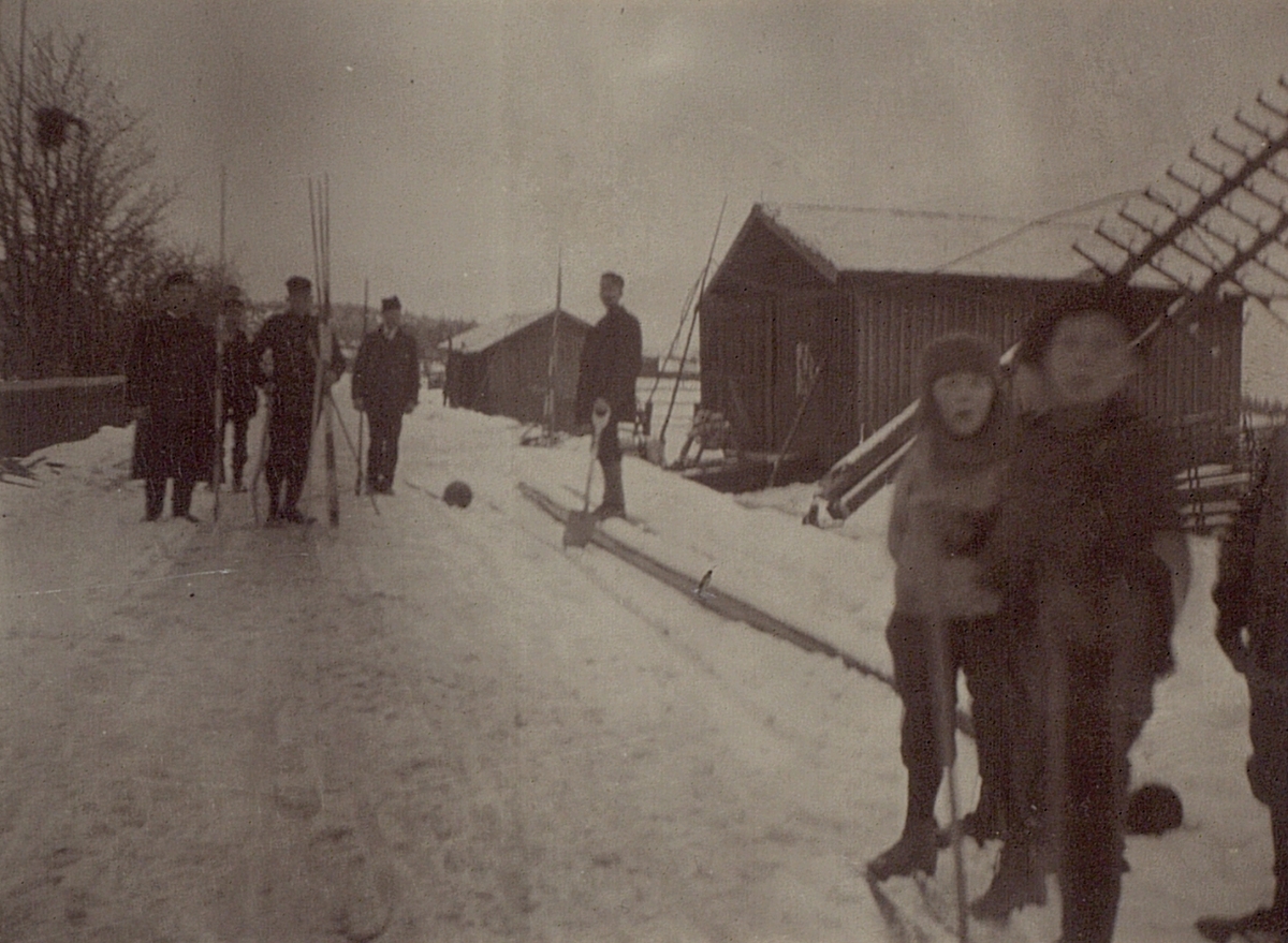 Linjeramponering inom VI distr. 1 nov 1910. Troligen i Norrland.