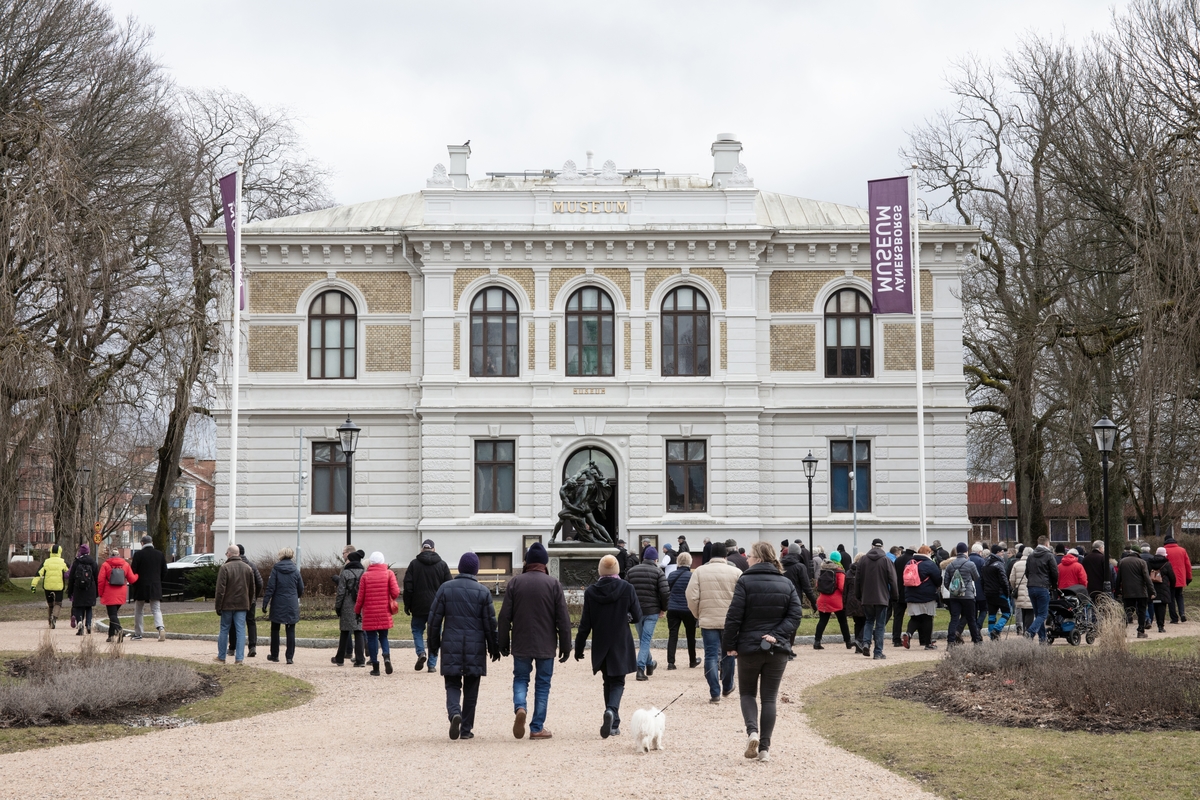 Vänersborgs museum. Museets dag 2019. Stadsvandring med Peter Johansson