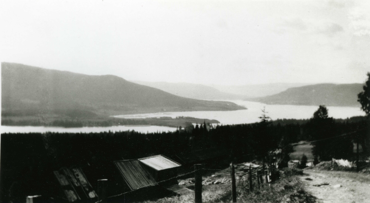 Utsiktsbilde over Randsfjorden.
