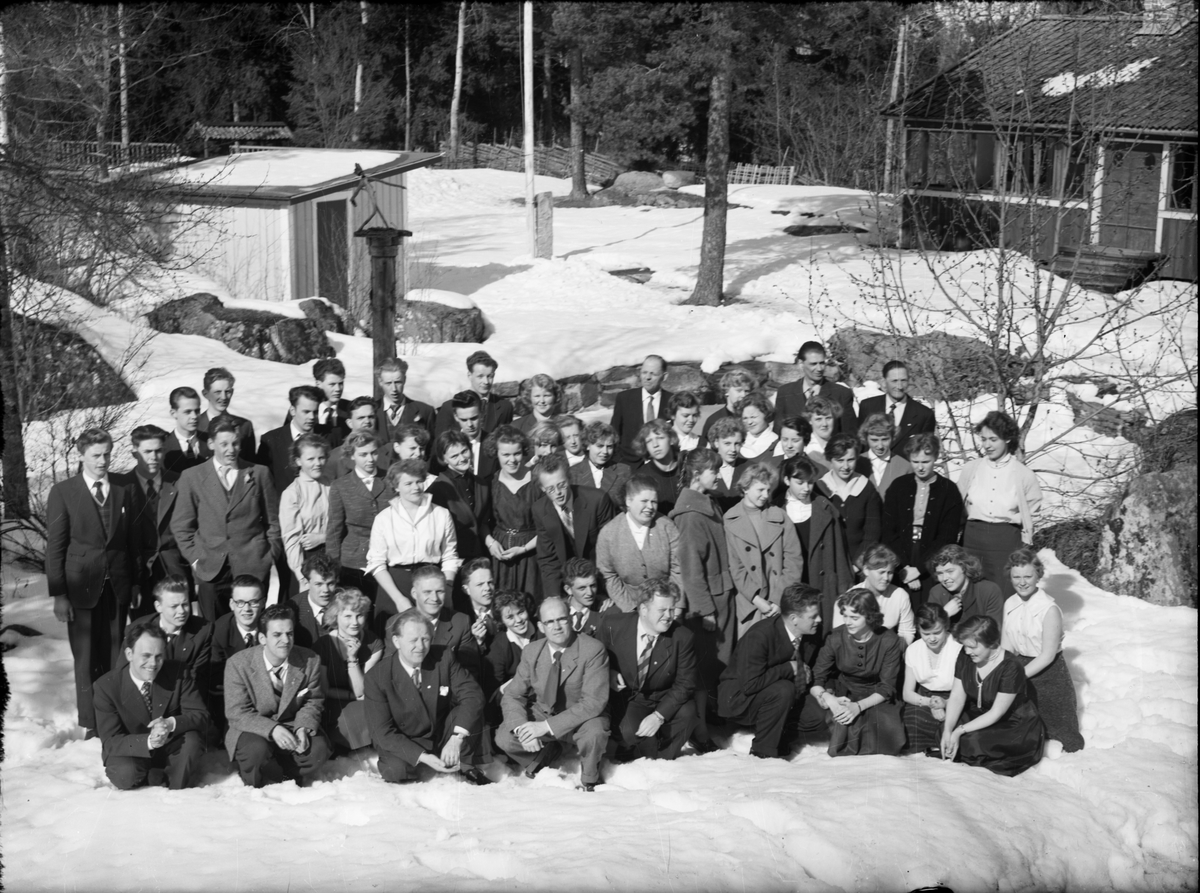 IOGT-medlemmar, Gammelhus, Östhammar, Uppland 1956