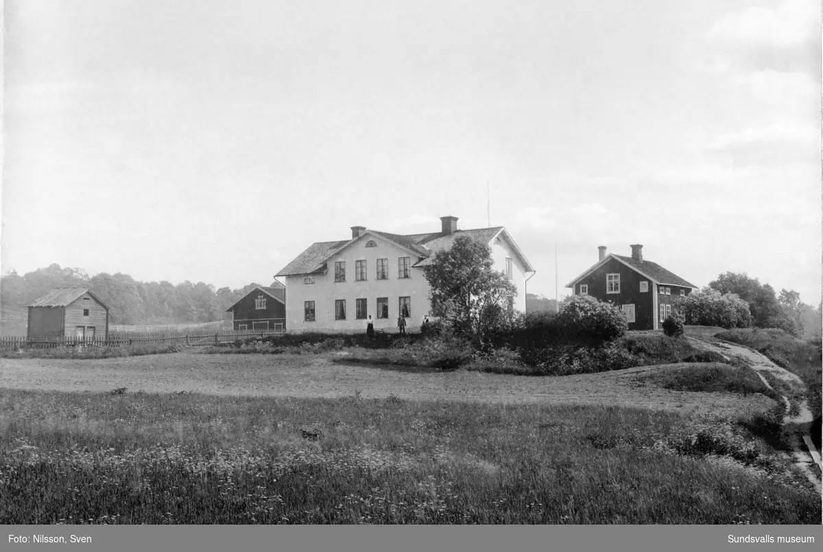 Disponentbostaden vid Hofvid, Alnö. Uppfördes av norrmannen Anders Brunes, senare disponent.