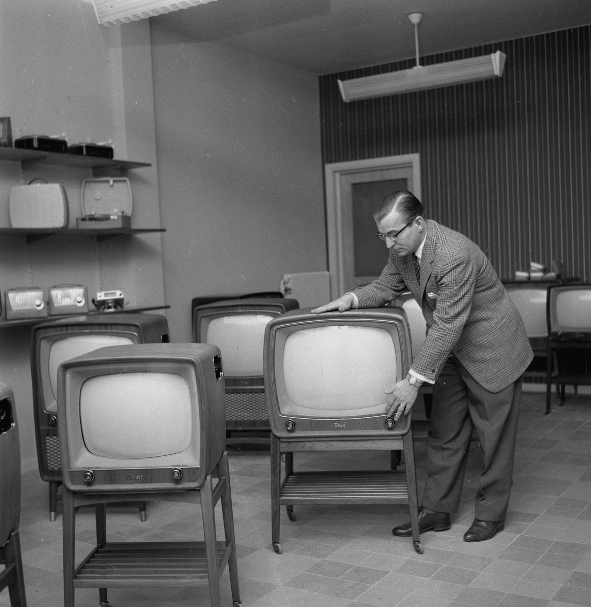Falls TV-affär.
6 december 1958.