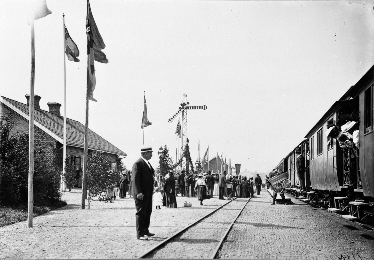Lugnås station 26/6 1902