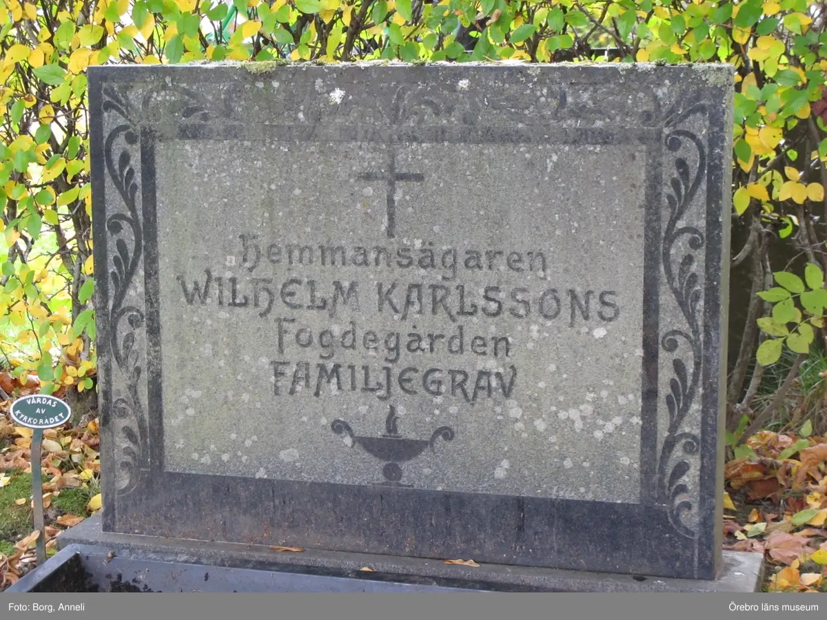 Lillkyrka kyrkogård Inventering av kulturhistoriskt värdefulla
