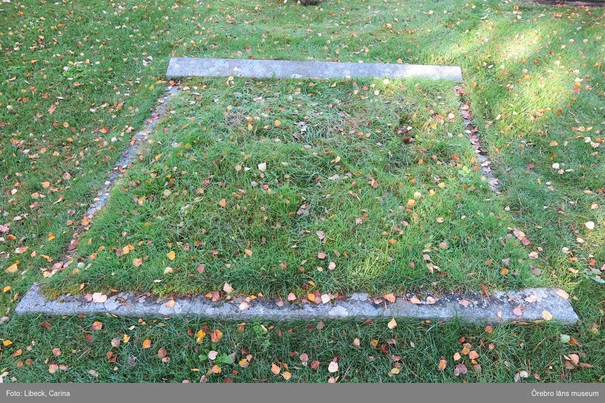 Hidinge nya kyrkogård Inventering av kulturhistoriskt värdefulla gravvårdar 2017, Kvarter G.