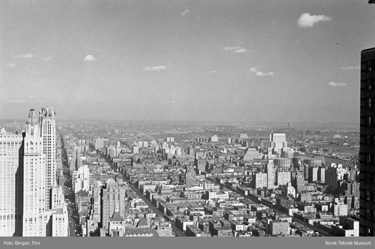 Storby oversikt Manhattan New York City