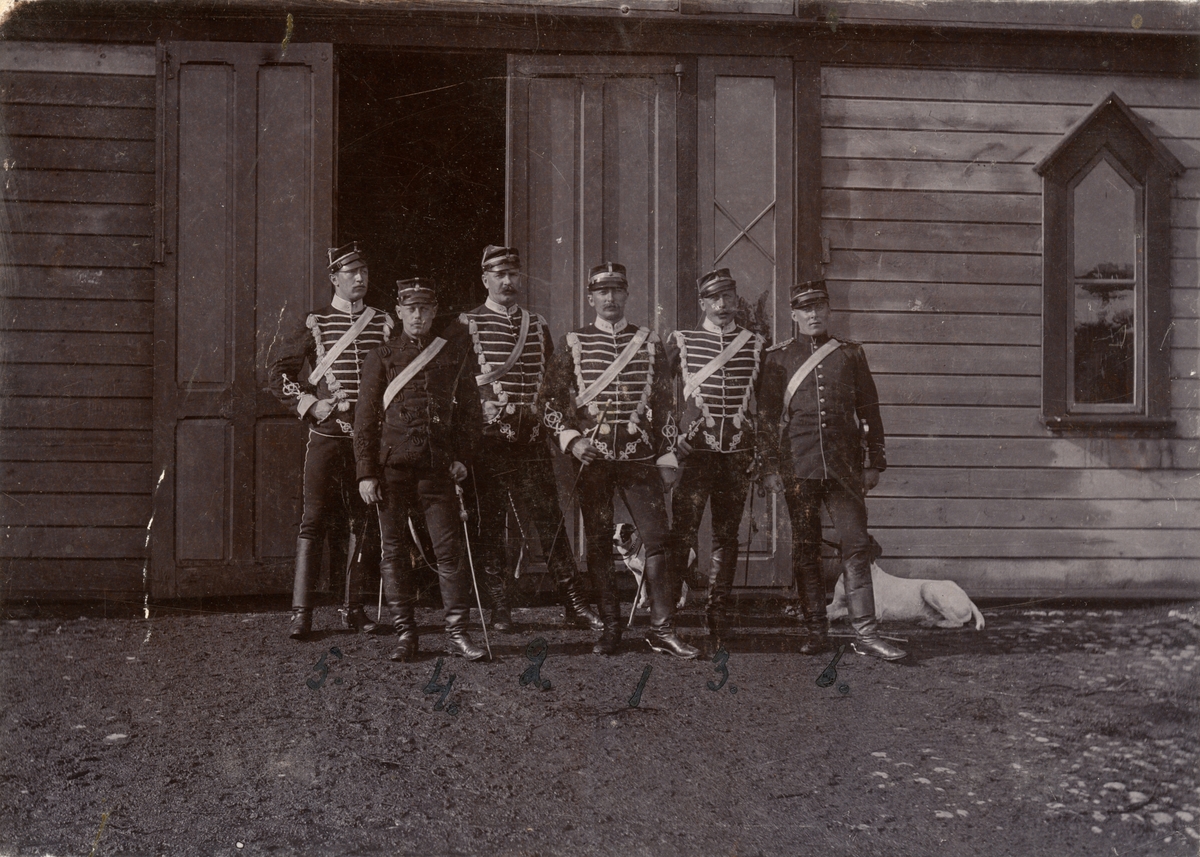 Soldater från Livregementets husarkår.