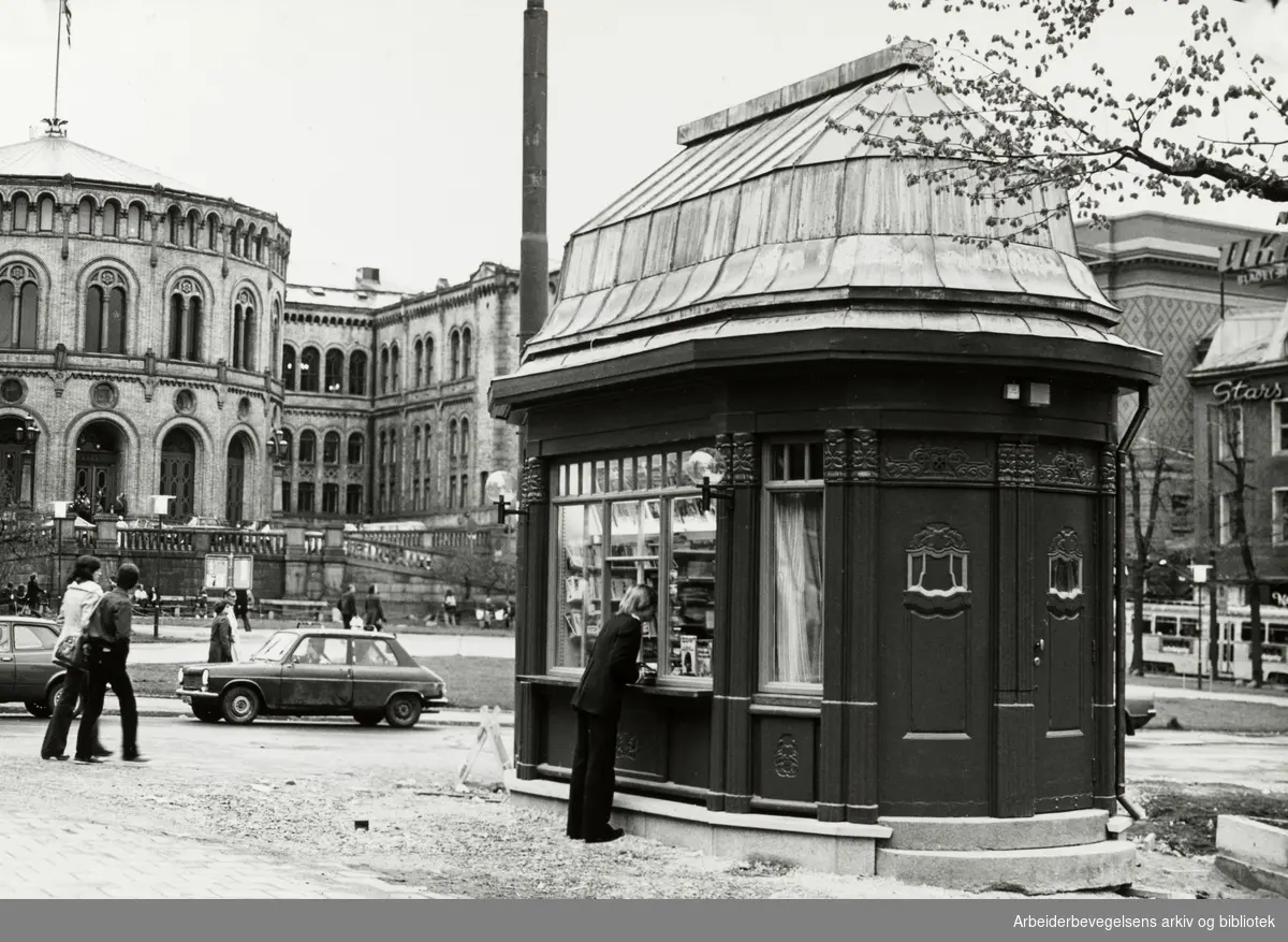 Karl Johans gate. Mai 1978