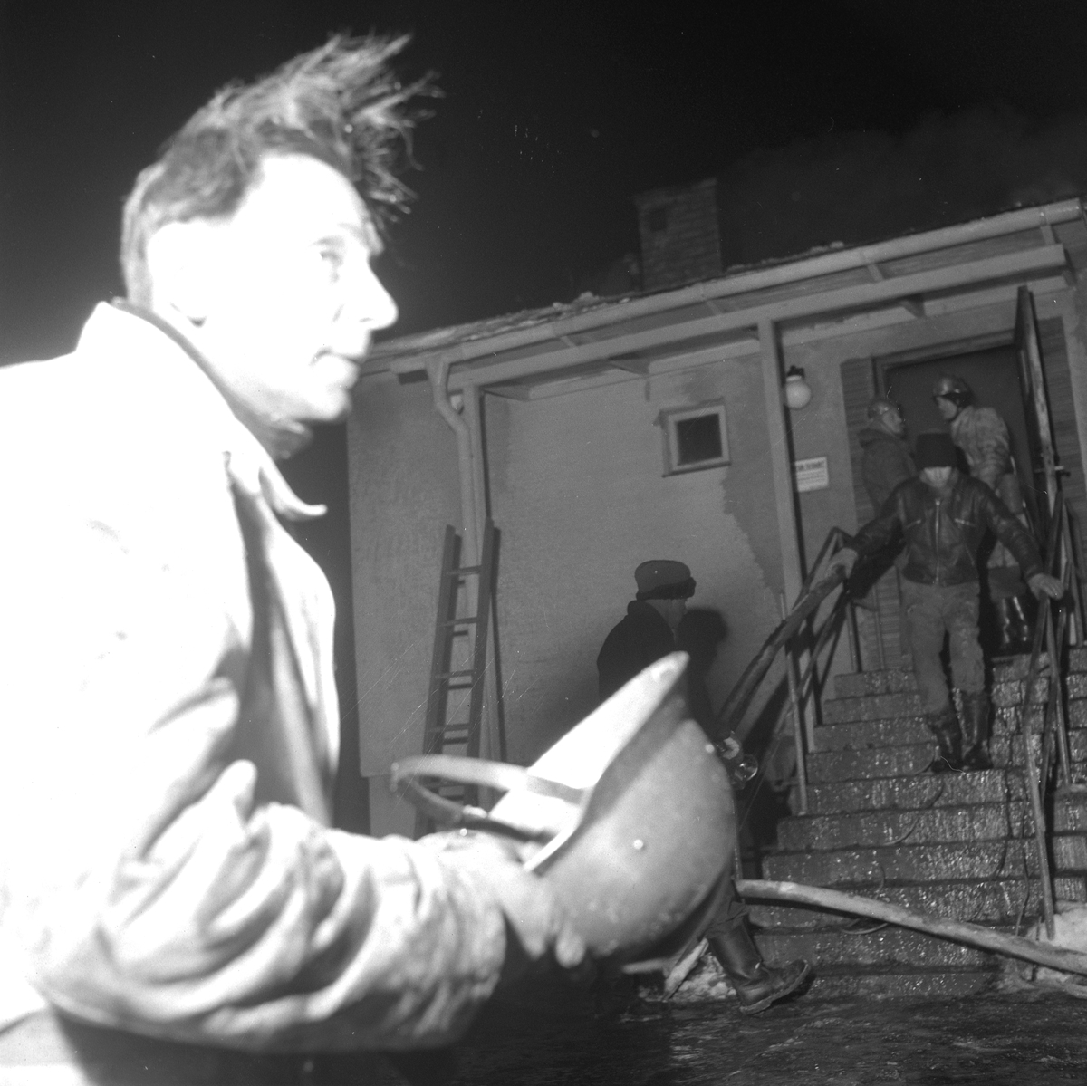 Brandexplosion i Lillån.
14 januari 1959.