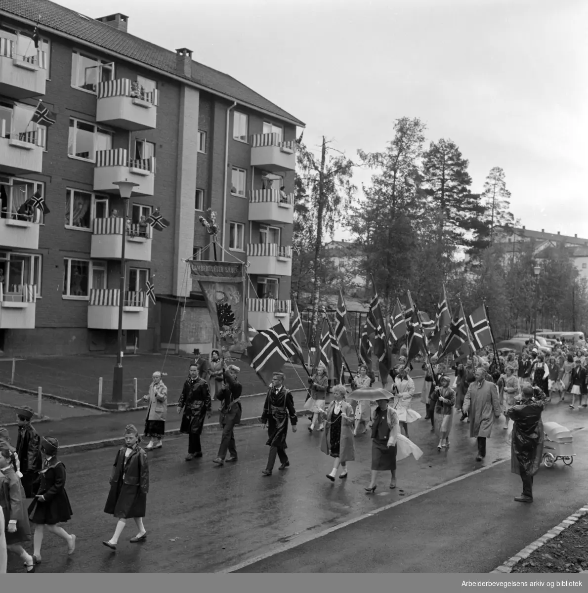 17. mai 1959 på Lambertseter.