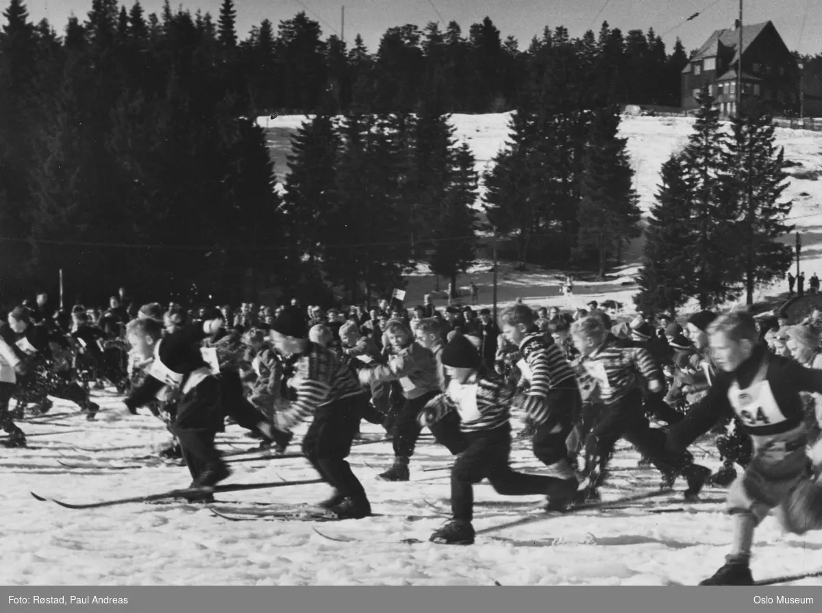 Tomm Murstads skiskole, barn