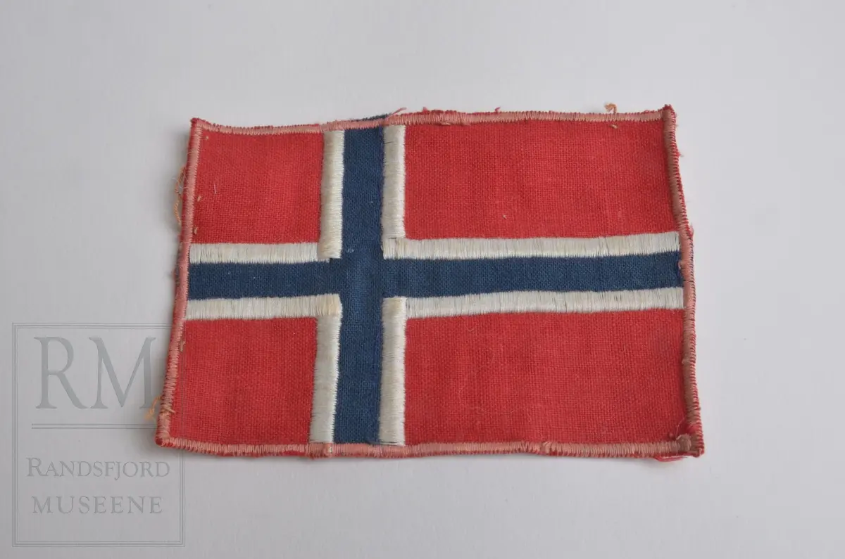 Norsk flagg til å sy på drakt