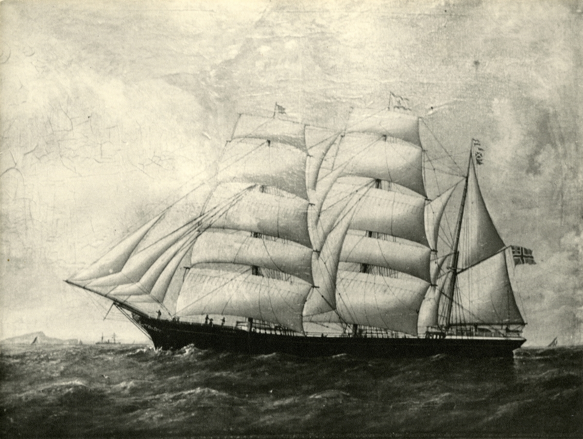 Bark 'Glengairn' (b.1863, W. Hood & Co., Aberdeen, Skottland)