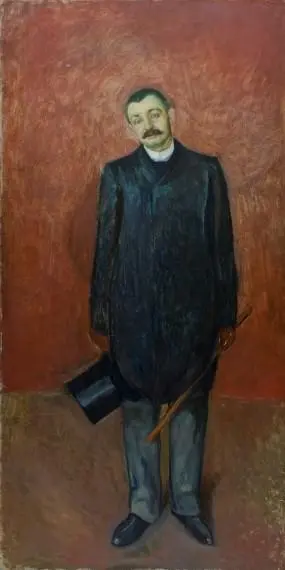 Edvard Munch, Portrett av advokat Ludvig Meyer, 1892 - Trondheim kunstmuseum