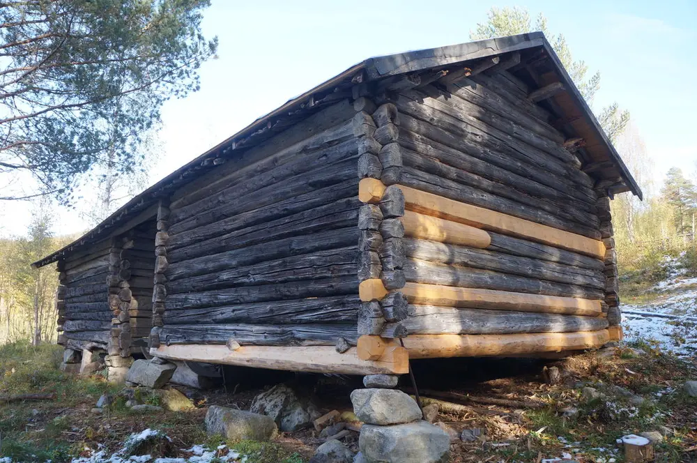 Restaurert dobbeltlåve frå Bergesetra