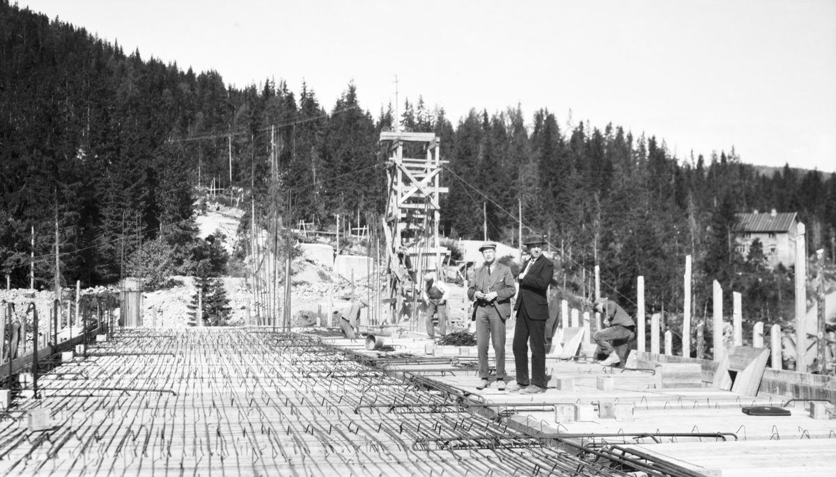 Hakavik kraftverk bilder fra anleggstiden 1918 - 1922