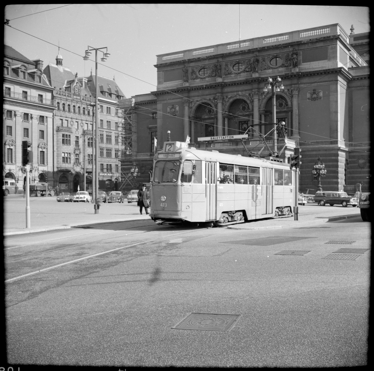 Aktiebolaget Stockholms Spårvägar, SS A26 473 "mustang" linje 2 ...