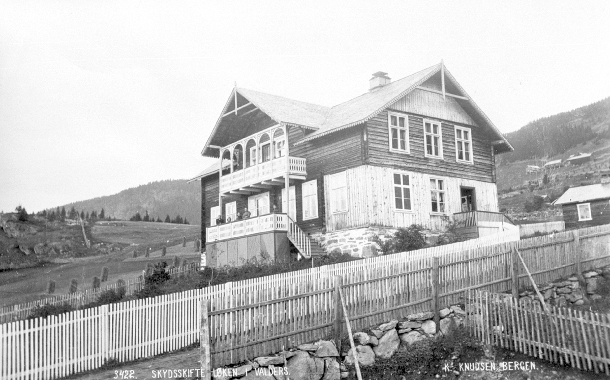 Skydsskifte Løken i Valdres ca. 1875.