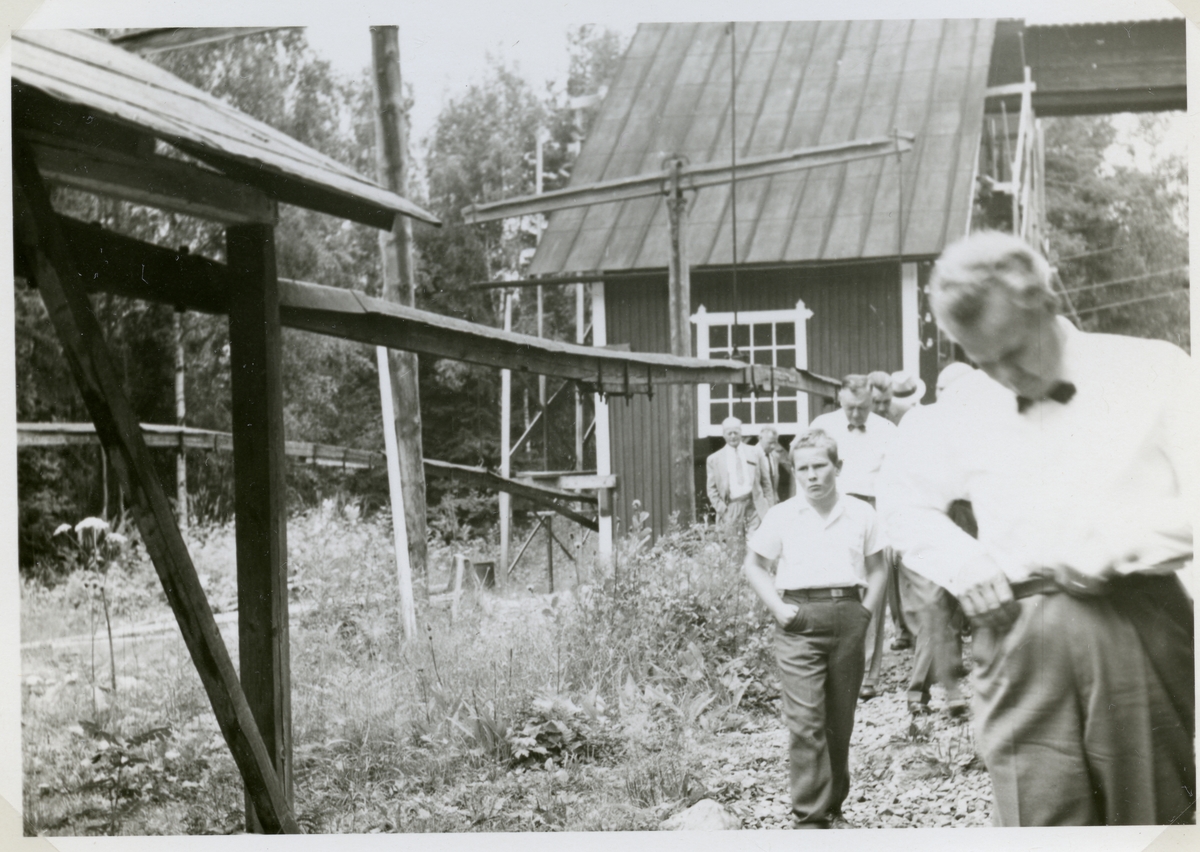 Norberg sn, Norberg, Kylsbo. Polhemshjulet med stånggång, 1957 ...