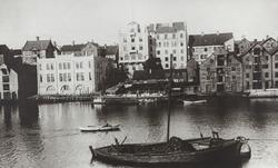 Smedasundet sett mot øst, ca. 1910.