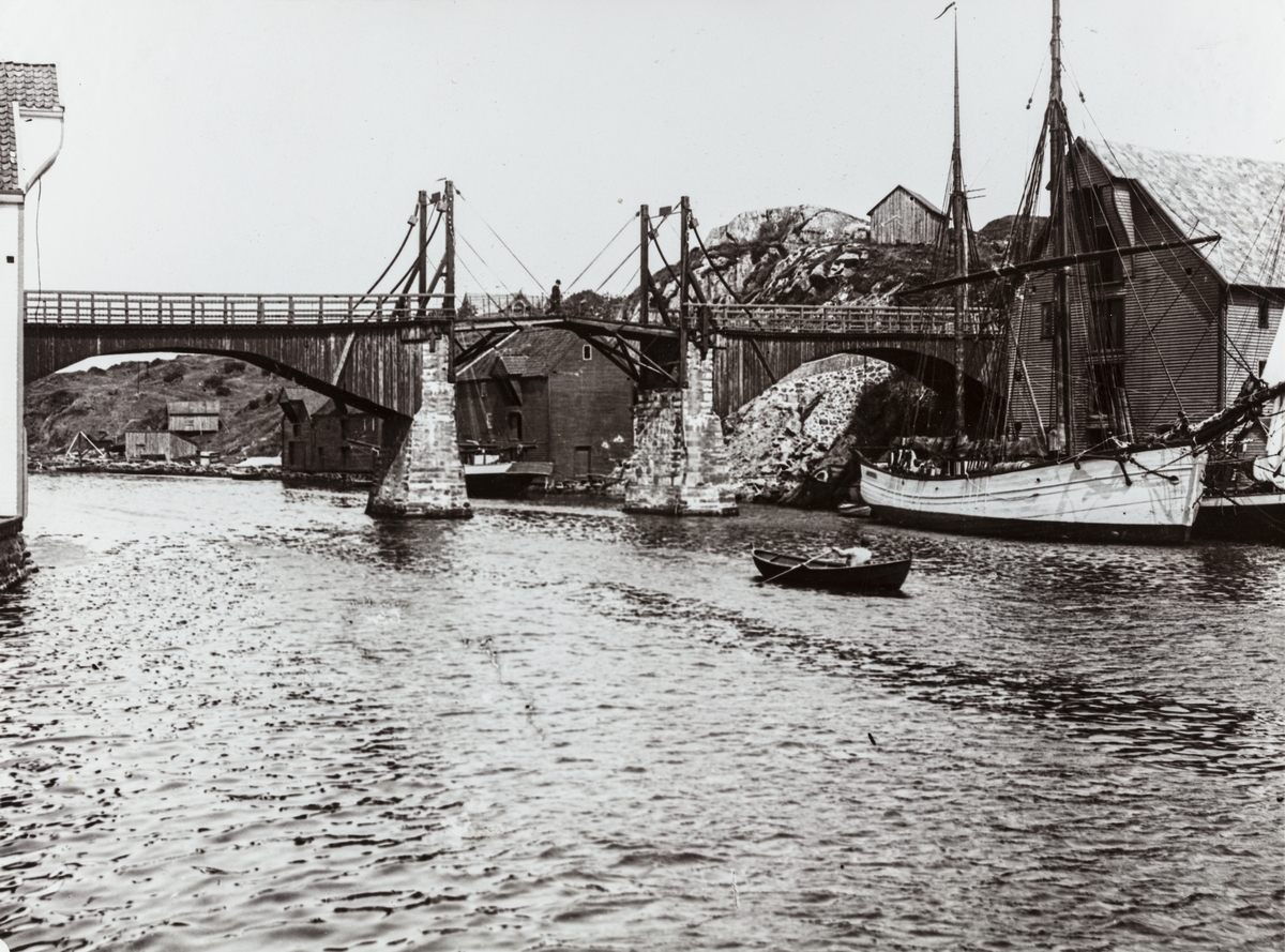 Smedasundet sett mot nordøst, ca. 1901.