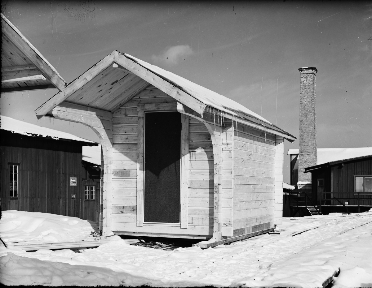 Bod vid Östhammars Såg, Uppland omkring 1960
