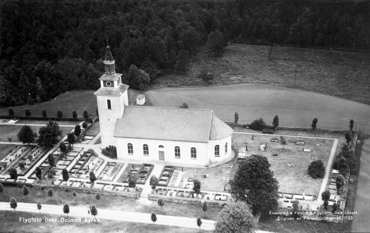 Nuvarande kyrkan på Bolmsö uppfördes 1860 - 1863, strax väster om den gamla kyrkan, och invigdes 1865 av biskop Henrik Gustaf Hultman. 
1930 fick kyrkan sitt tegeltak och ny beklädnad på kor och torntak. Tidigare var taket belagt med spån. Under 1940-talet genomgick kyrkan en grundlig och omsorgsfull renovering.