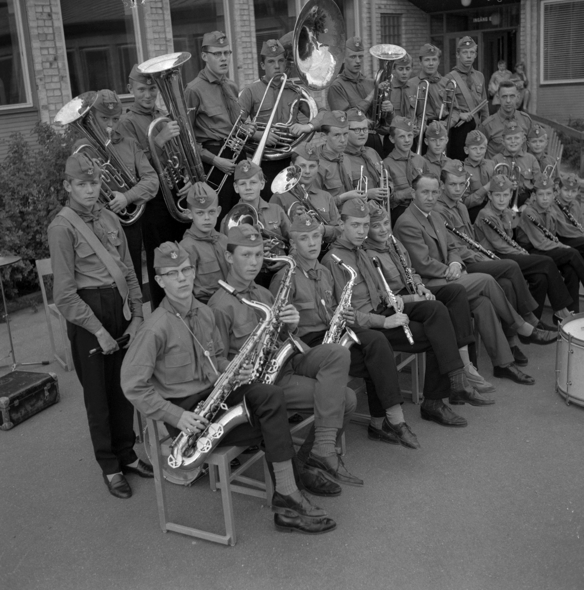 Unga Örnars musikkår. 
2 juni 1959.