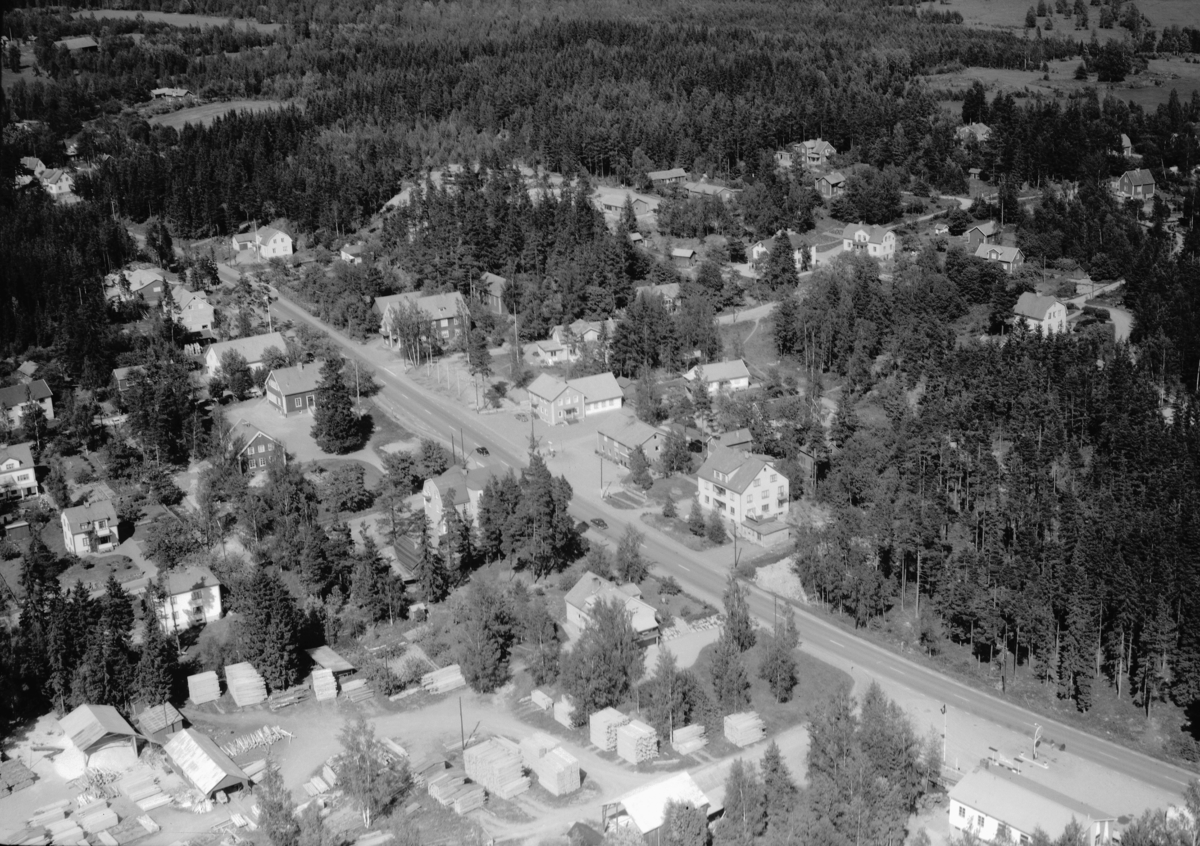 Flygfoto över Sunhultsbrunn i Aneby kommun, Jönköpings län. 797/1964