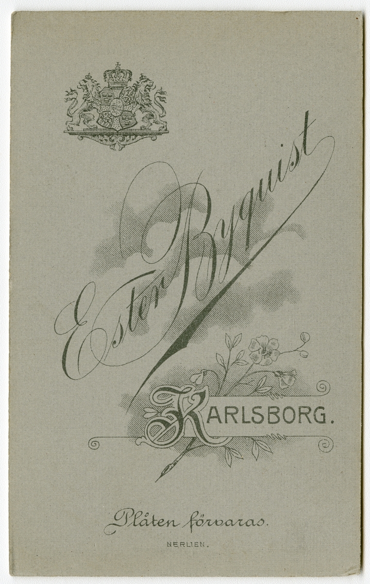 Porträtt av Carl Gustaf Oskar von Bahr, kapten vid Vaxholms grenadjärregemente I 26.

Se även bild AMA.0006946 och AMA.0022089.