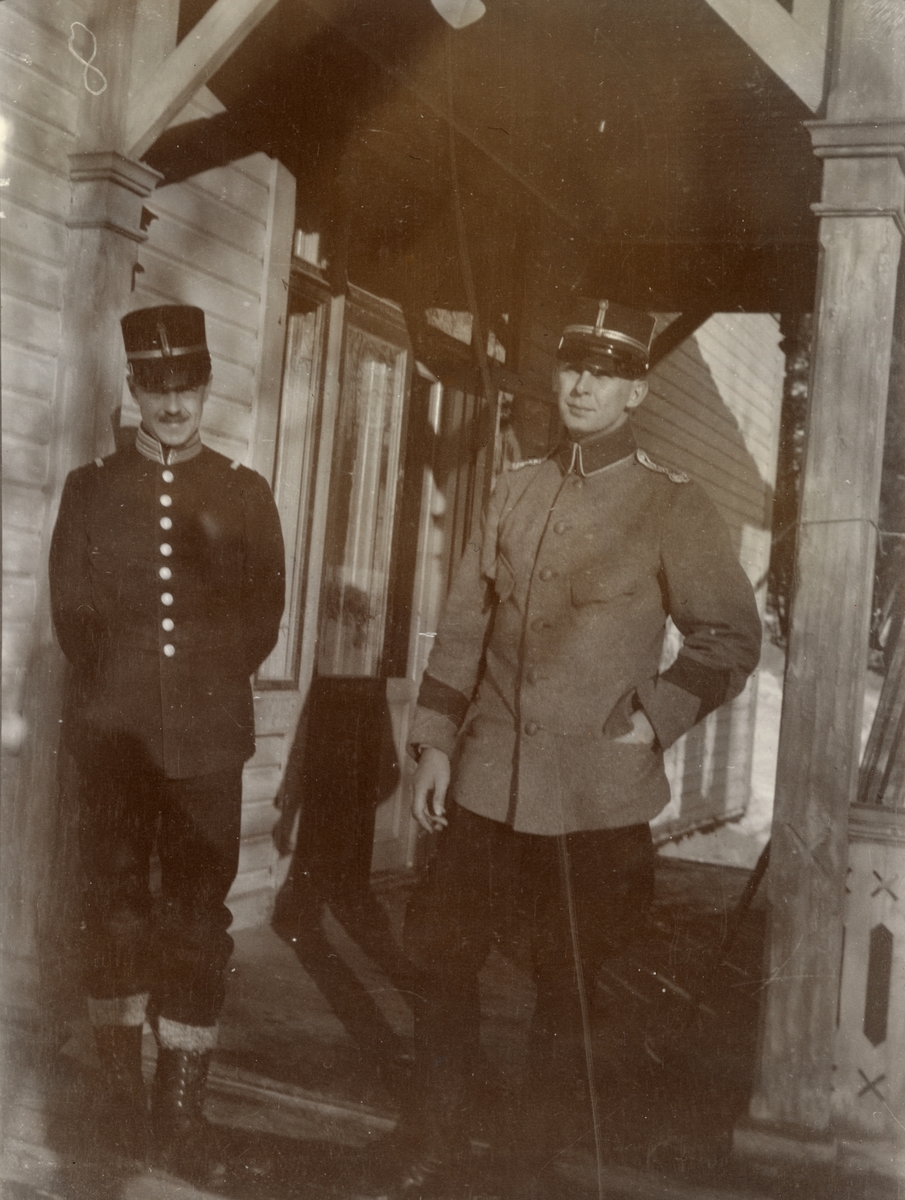 Text i fotoalbum: "Norrland 1916 febr. Sollefteå. Resoff på vinterutb, 3 veckor".