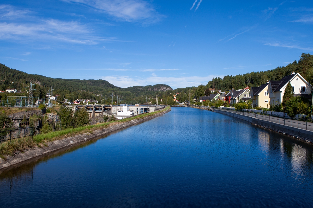 Holtakanalen Vart Bygd I Samband Med Tinfos II I 1912 For Utnytte Ei 
