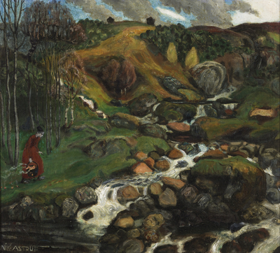 Nikolai Astrup, "Varmen kommer til jorden", 1908