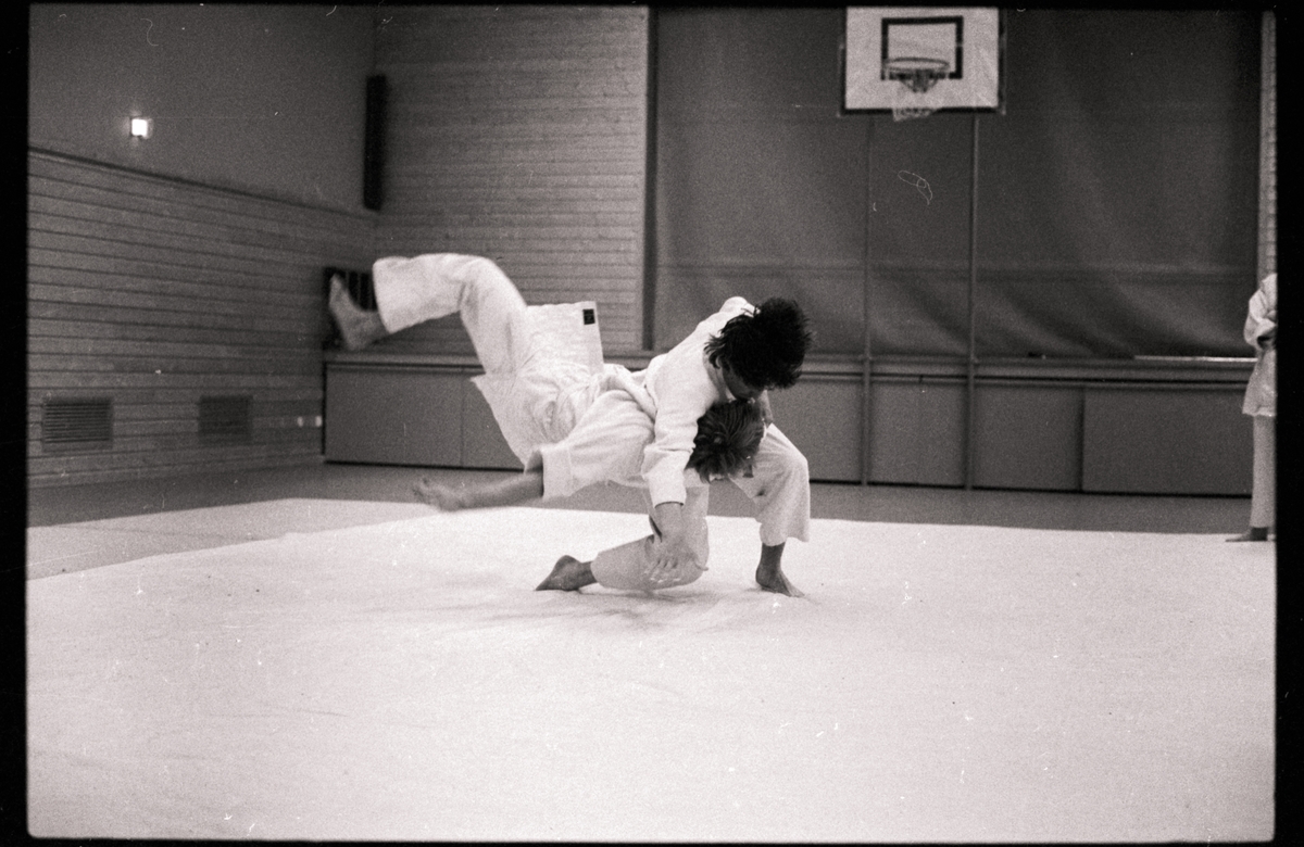 Trening hos Harstad Judoklubb.