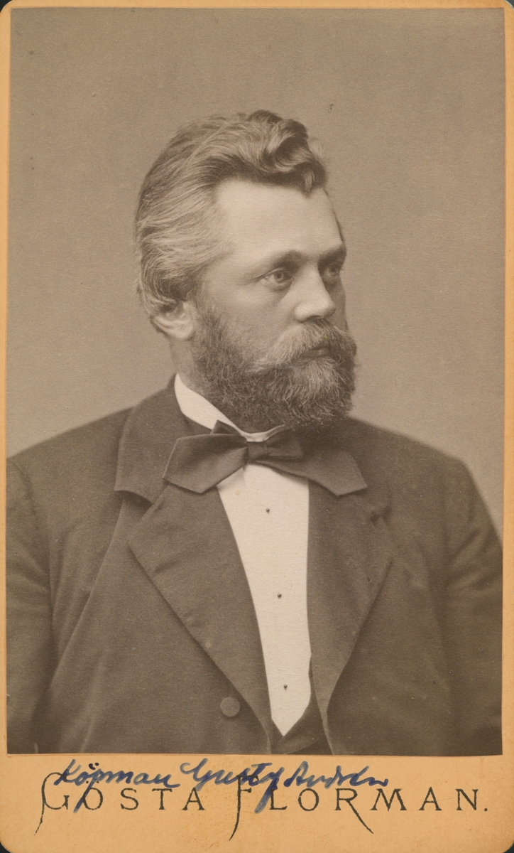 Köpman Gustaf Andréen.