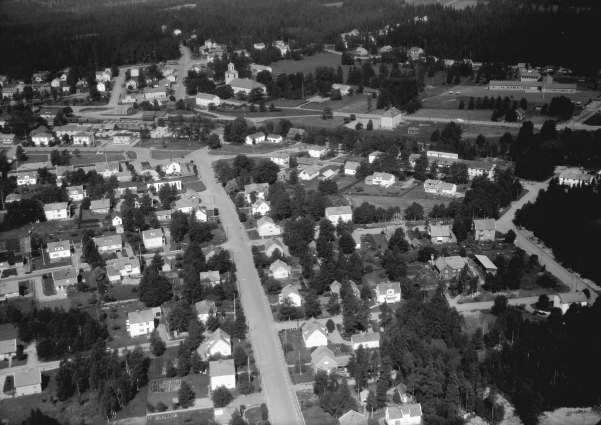 Flygfoto över Malmbäck, Nässjö kommun, Jönköpings län. 1249/ 1966