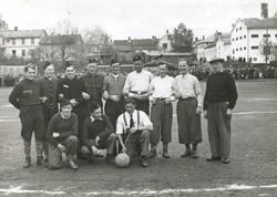 "Grini-laget", fotballkamp på Levanger stadion 17. mai 1945