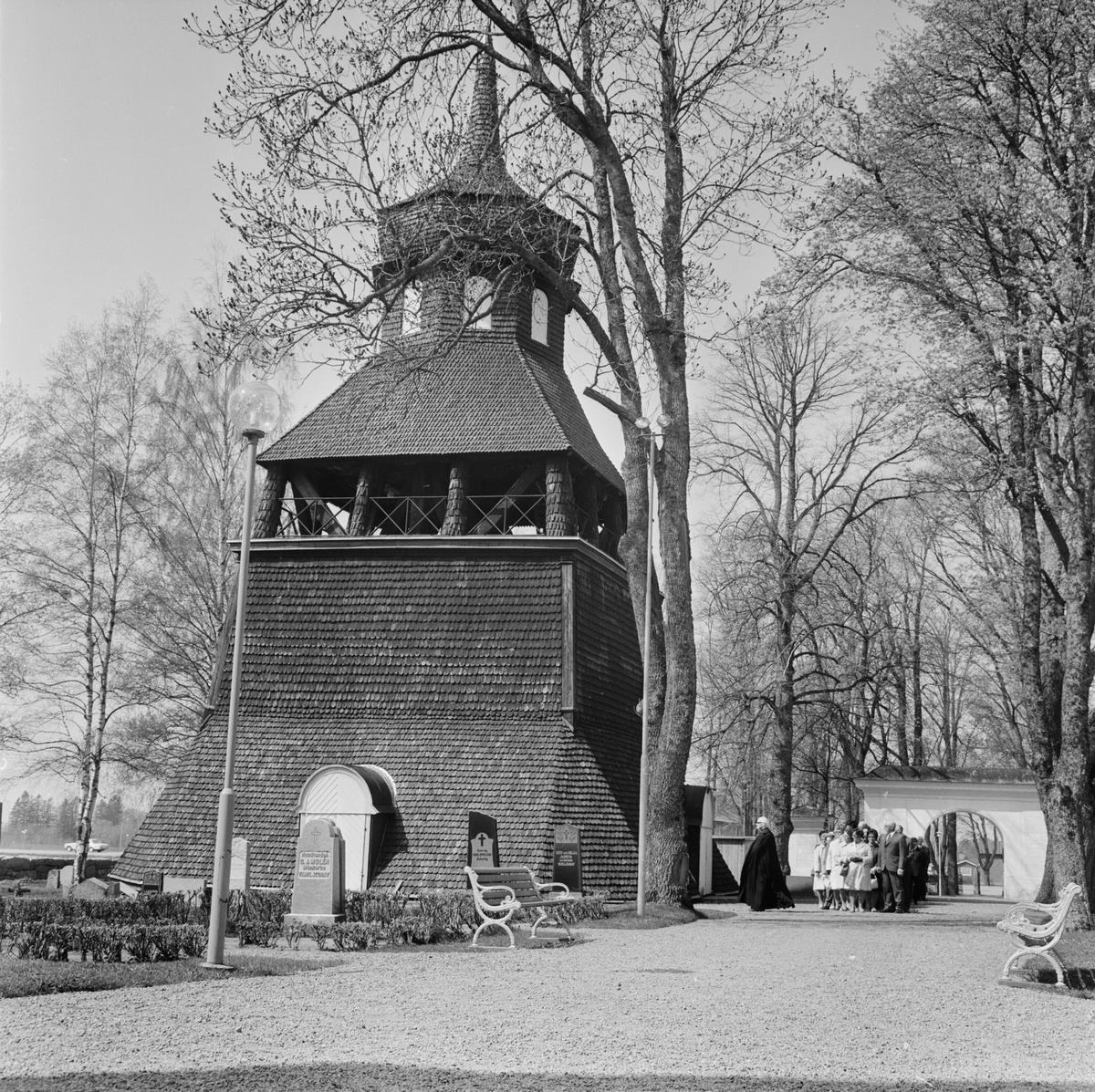Konfirmationsjubileum i Tierp, Uppland, maj 1972