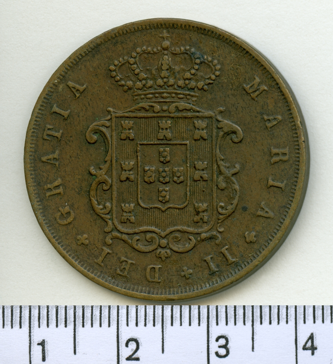 10 Reis 1845 Portugal Maria II.