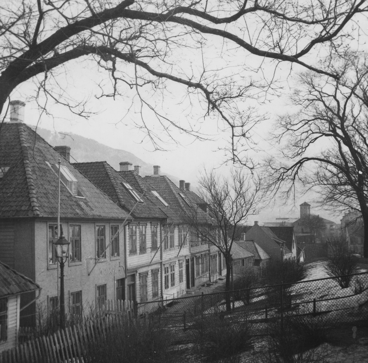Bergen. Klosteret, Klosterhaugen, ca. 1946.