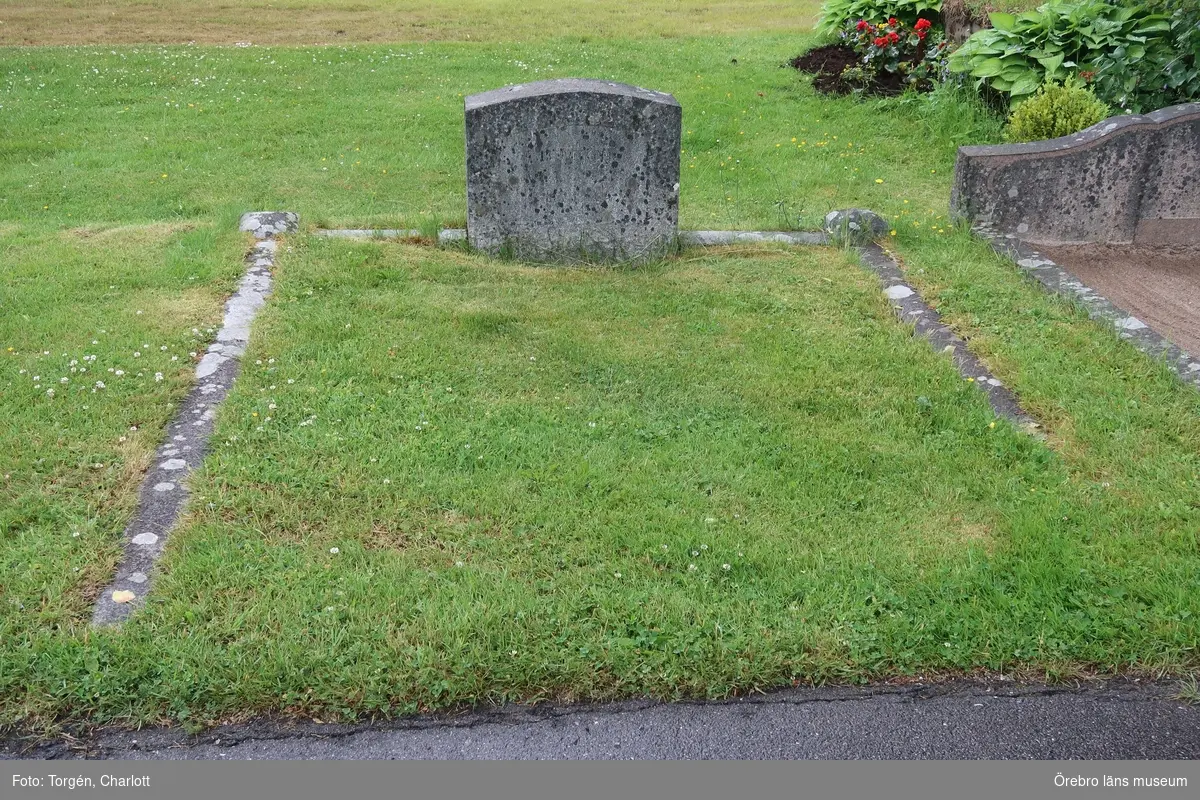 Inventering av kulturhistoriskt värdefulla gravvårdar i samband med upprättade av vård- och underhållsplan för Lindesbergs södra kyrkogård, avseende kulturhistoriska värden.