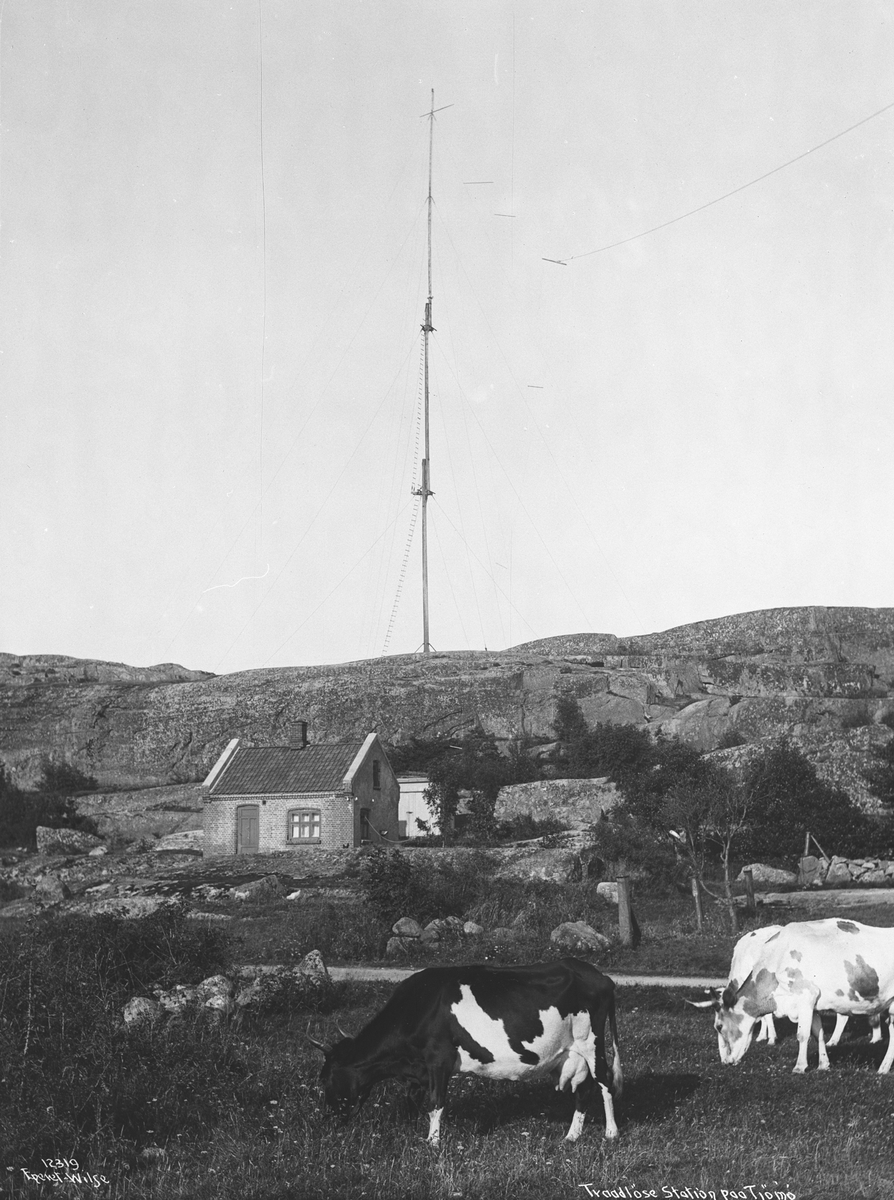 Prot: Traadløse Telegraf Station Tjømø 10/8 1910