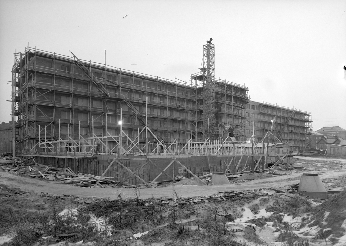 Sentralsykehusets nybygg under oppføring