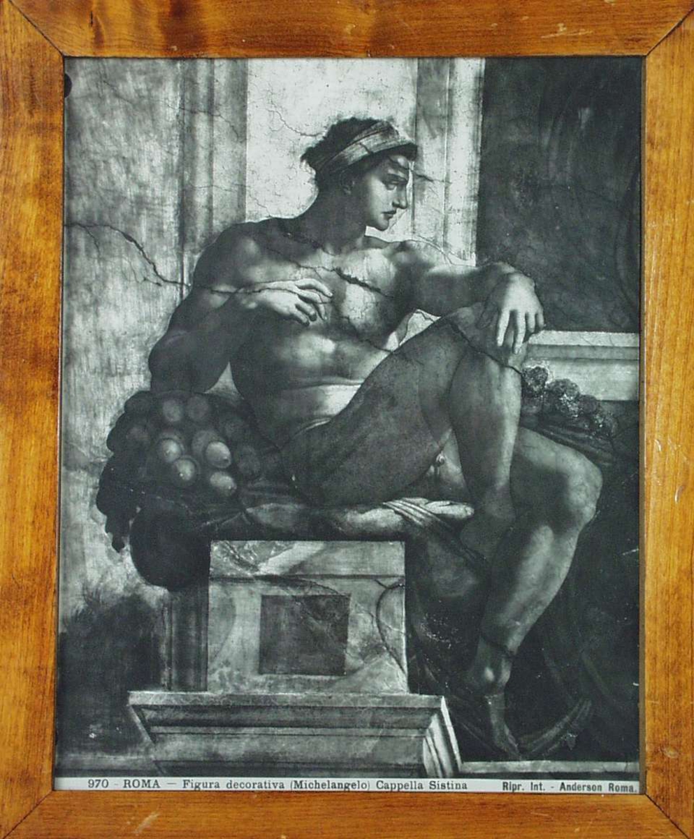 Et freskomaleri av David Michelangelo.