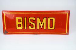 Postmuseet, gjenstander, skilt, stedskilt, stedsnavn, Bismo.